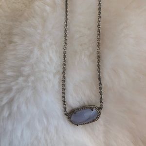 Kendra Scott blue stone necklace